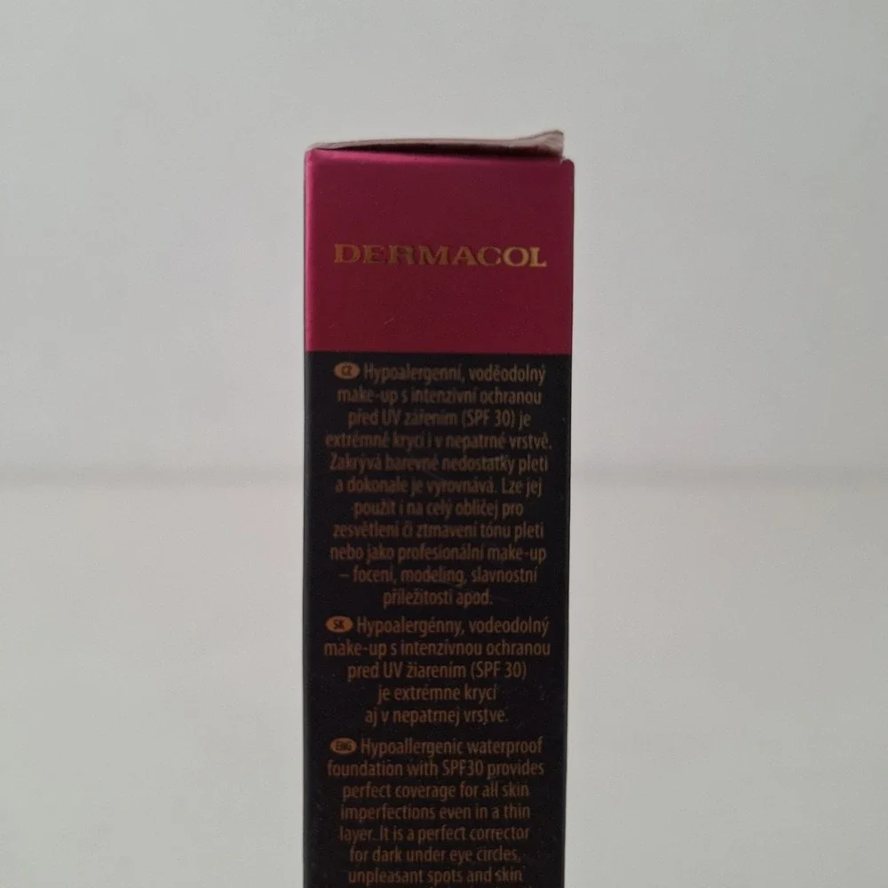 Dermacol Make-up Cover Waterproof Hypoallergenic SPF 30 Shade:218